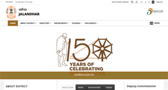 Desktop Screenshot of jalandhar.gov.in